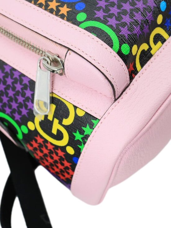 Gucci  Psychedelic GG Supreme Monogram Canvas Backpack Bag Multicolor 601296 main image 8